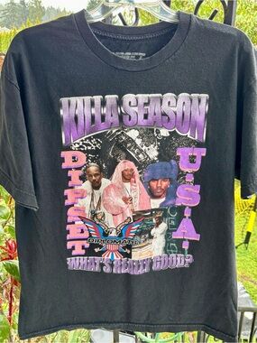 Diplomats Killa Season Graphic Tee - Black & Purple